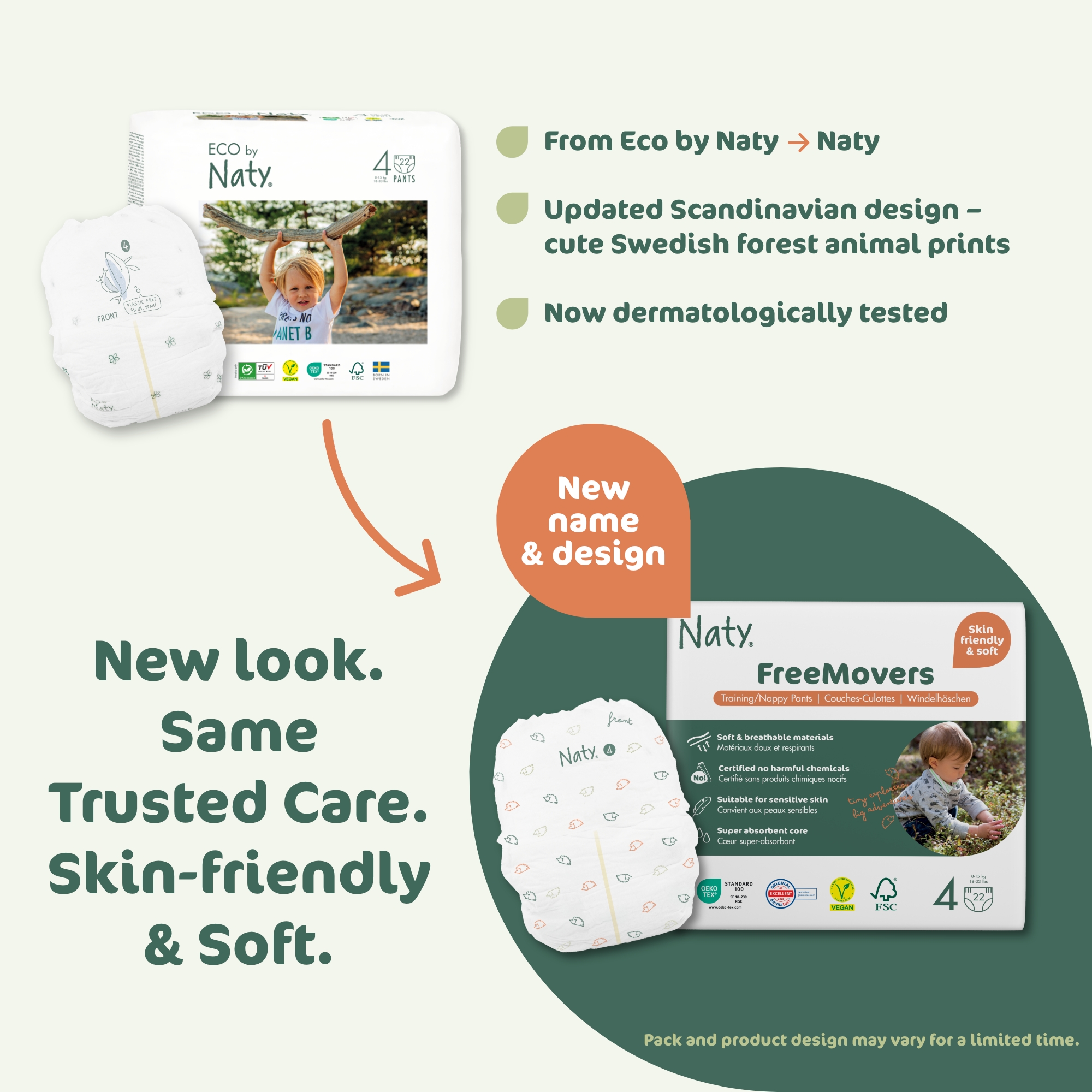 FreeMovers Nappy Pants Subscription (Size 4), , thumbnail, Eco by Naty